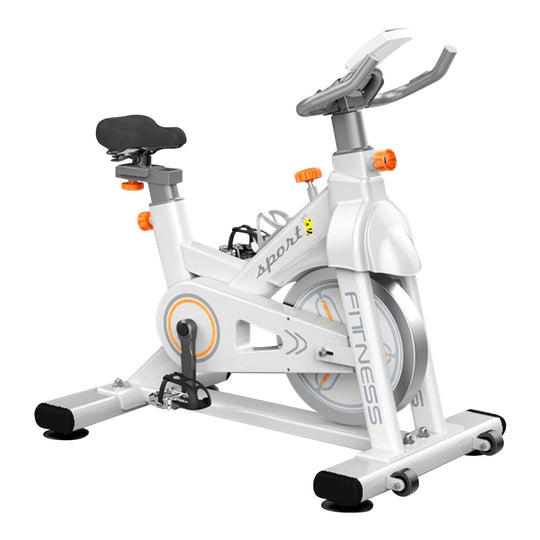 Bicicleta Spinning Ajustable Pantalla Cardio 8 KG Crowd Fitness